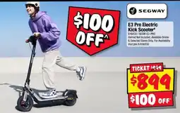 JB Hi-Fi Segway E3 Pro Electric Kick Scooter offer