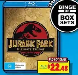 JB Hi-Fi Jurassic Park Ultimate Trilogy offer
