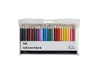 Officeworks Keji Half Length Coloured Pencils 50 Pack offer