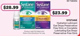 Priceline Systane Hydration Lubricant Eye Drops Preservative-Free offer