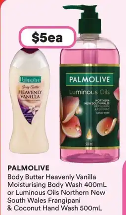 Priceline Palmolive Body Butter Heavenly Vanilla Moisturising Body Wash offer