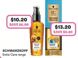 Priceline Schwarzkopf Extra Care Daily Oil Elixir offer