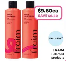Priceline Fraim Repair Shampoo with Niacinamide offer