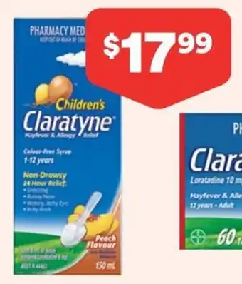 Priceline Children's Claratyne offer
