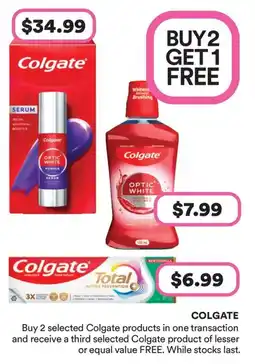 Priceline Colgate Optic White Serum offer