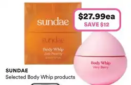 Priceline Sundae Body Whip offer