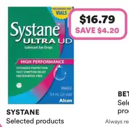 Priceline Systane Ultra UD Lubricant Eye Drops offer