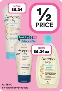 Priceline Aveeno baby daily moisture lotion offer