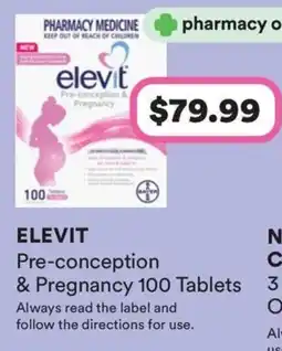 Priceline Elevit Pre-conception & Pregnancy offer