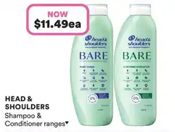 Priceline Head & Shoulders Shampoo & Conditioner ranges offer