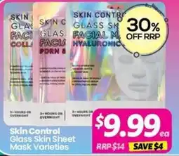 Your Discount Chemist Skin Control Glass Skin Sheet Mask Varieties offer