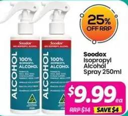 Your Discount Chemist Soodox Isopropyl Alcohol Spray offer