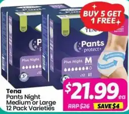 Your Discount Chemist Tena Pants Night offer