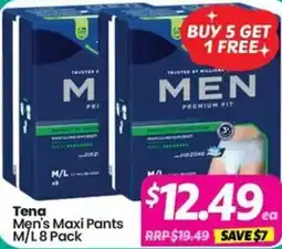 Your Discount Chemist Tena Men's Maxi Pants offer