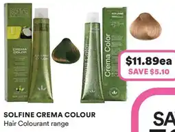 Priceline Solfine Crema Colour Hair Colourant range offer