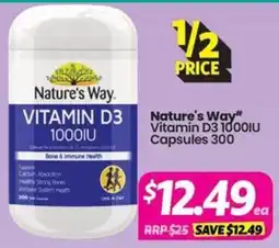 Your Discount Chemist Nature's Way Vitamin D3 1000IU offer