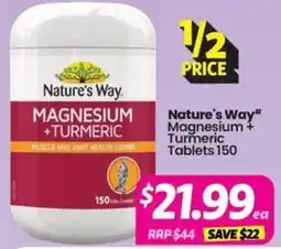 Your Discount Chemist Nature's Way Magnesium + Turmeric offer