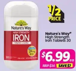 Your Discount Chemist Nature's Way High Strength Iron offer