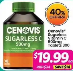 Your Discount Chemist Cenovis Sugarless C offer