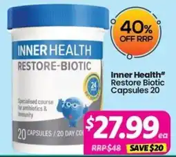 Your Discount Chemist Inner Health Restore-Biotic offer