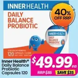 Your Discount Chemist Inner Health Daily Balance Probiotic offer