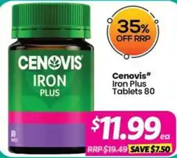 Your Discount Chemist Cenovis Iron Plus offer