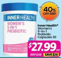 Your Discount Chemist Inner Health Women's 5-In-1 Probiotic offer