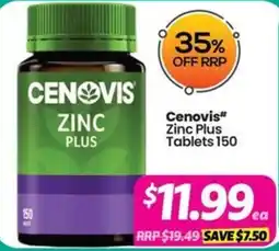 Your Discount Chemist Cenovis Zinc Plus offer