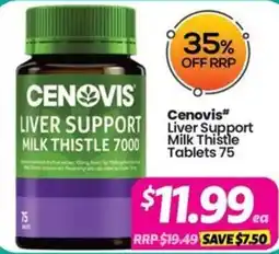 Your Discount Chemist Cenovis Liver Support Milk Thistle offer
