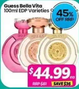 Your Discount Chemist Guess Bella Vita 100ml EDP Varieties offer