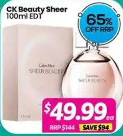 Your Discount Chemist Calvin Klein Beauty Sheer offer