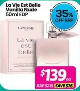 Your Discount Chemist Lancome La vie est belle Vanilla Nude offer