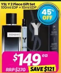 Your Discount Chemist YSL Y 2 Piece Gift Set offer