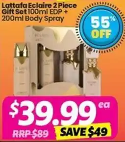 Your Discount Chemist Lattafa Eclaire 2 Piece Gift Set offer