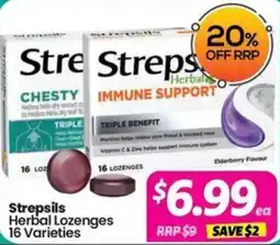 Your Discount Chemist Strepsils Herbal Lozenges 16 Varieties offer