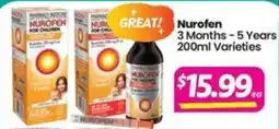 Your Discount Chemist Nurofen for Children 200ml Varieties offer
