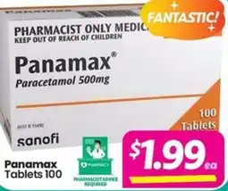 Your Discount Chemist Panamax Tablets 100 offer