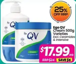 Your Discount Chemist Ego QV Cream Varieties offer