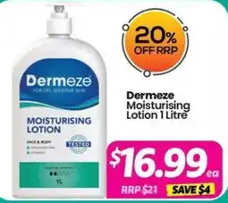 Your Discount Chemist Dermeze Moisturising Lotion offer