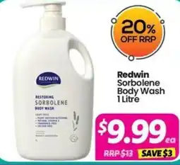Your Discount Chemist Redwin Sorbolene Body Wash offer