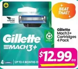 Your Discount Chemist Gillette Mach3+ Cartridges offer
