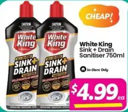 Your Discount Chemist White King Sink + Drain Sanitiser offer