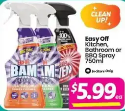 Your Discount Chemist Easy Off Bathroom, Kitchen or BBQ Spray offer