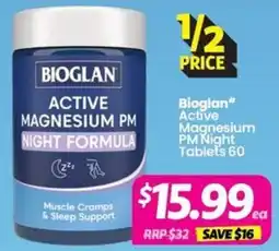 Your Discount Chemist Bioglan Active Magnesium PM Night Formula offer
