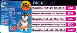 Your Discount Chemist NexGard Spectra Dog offer