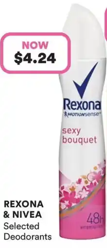 Priceline Rexona sexy bouquet offer