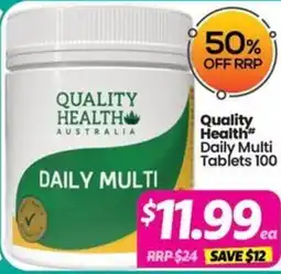 Your Discount Chemist Quality Health Daily Multi offer