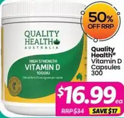 Your Discount Chemist Quality Health Vitamin D offer