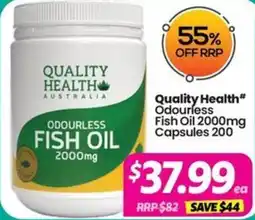 Your Discount Chemist Quality Health Odourless Fish Oil offer