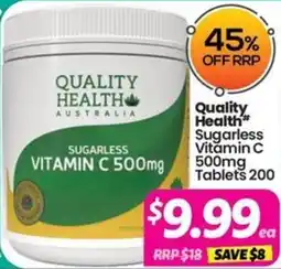 Your Discount Chemist Quality Health Sugarless Vitamin C offer